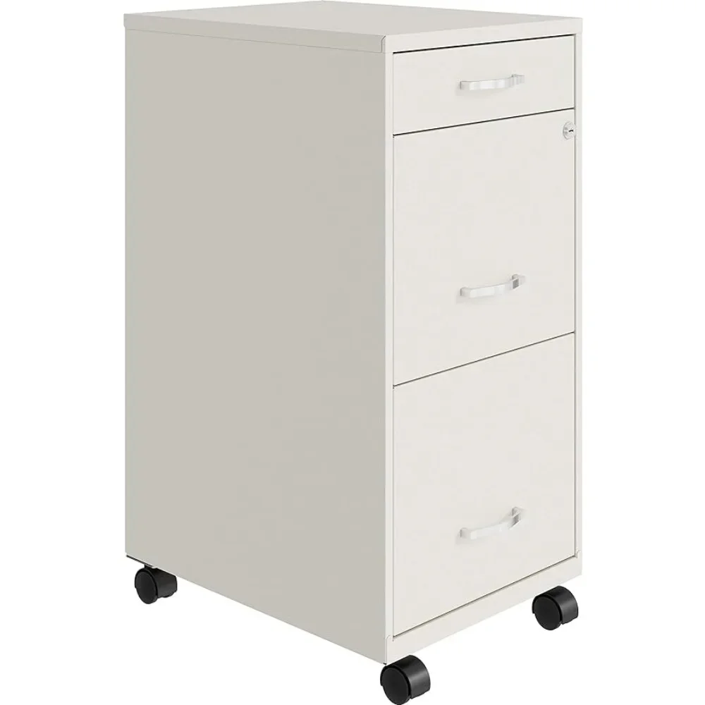 3 Drawer Wood Cabinet Box/File/File Mobile White File Cabinet 26.5 X 14.3 X 18 in Freight Free Metal Chest of Drawers Shelving