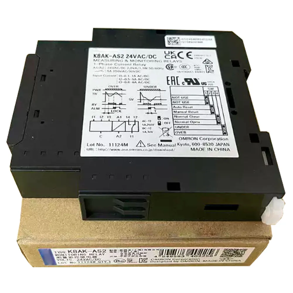 K8AK-AS2 phase sequence protection relay measurement monitoring relay