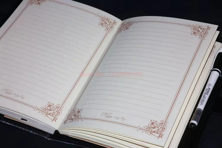 New Creative Diary Notebook 130 Pages 260 Pages Student Secret Custody PU Leather Notebook Diary New Password Lock Notebook