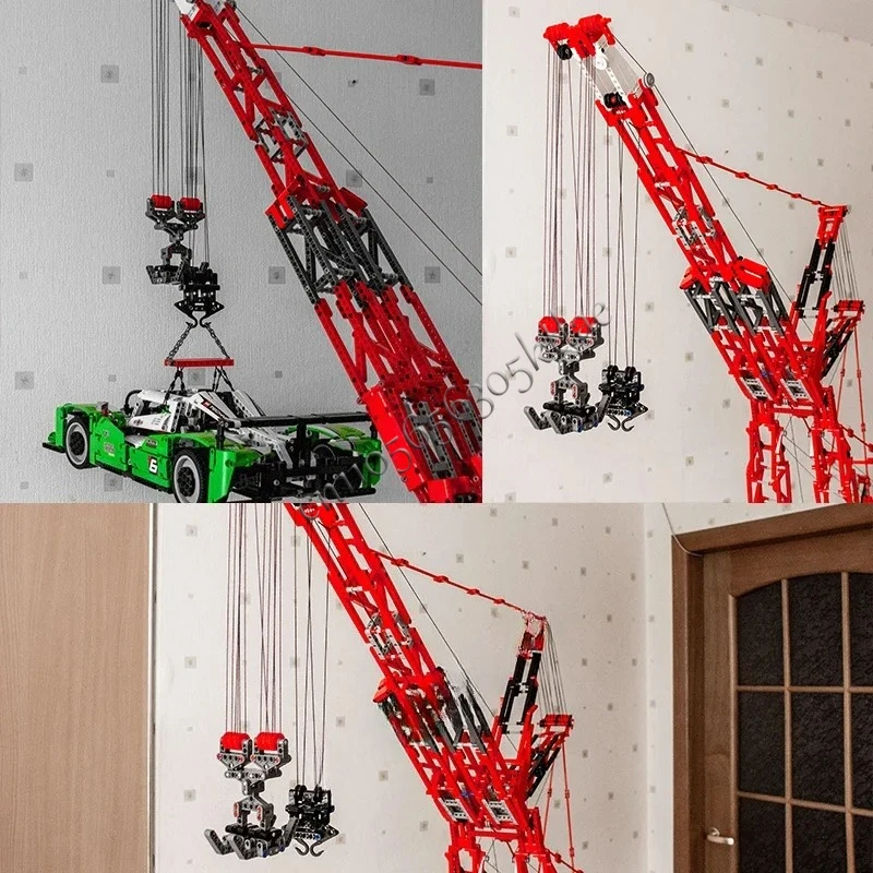 Nouveau 4933 pièces MOC city Mammoet PTC-200-DS modèle de grue à anneau bricolage idées créatives technologie enfant jouet assemblage Puzzle cadeau d'anniversaire
