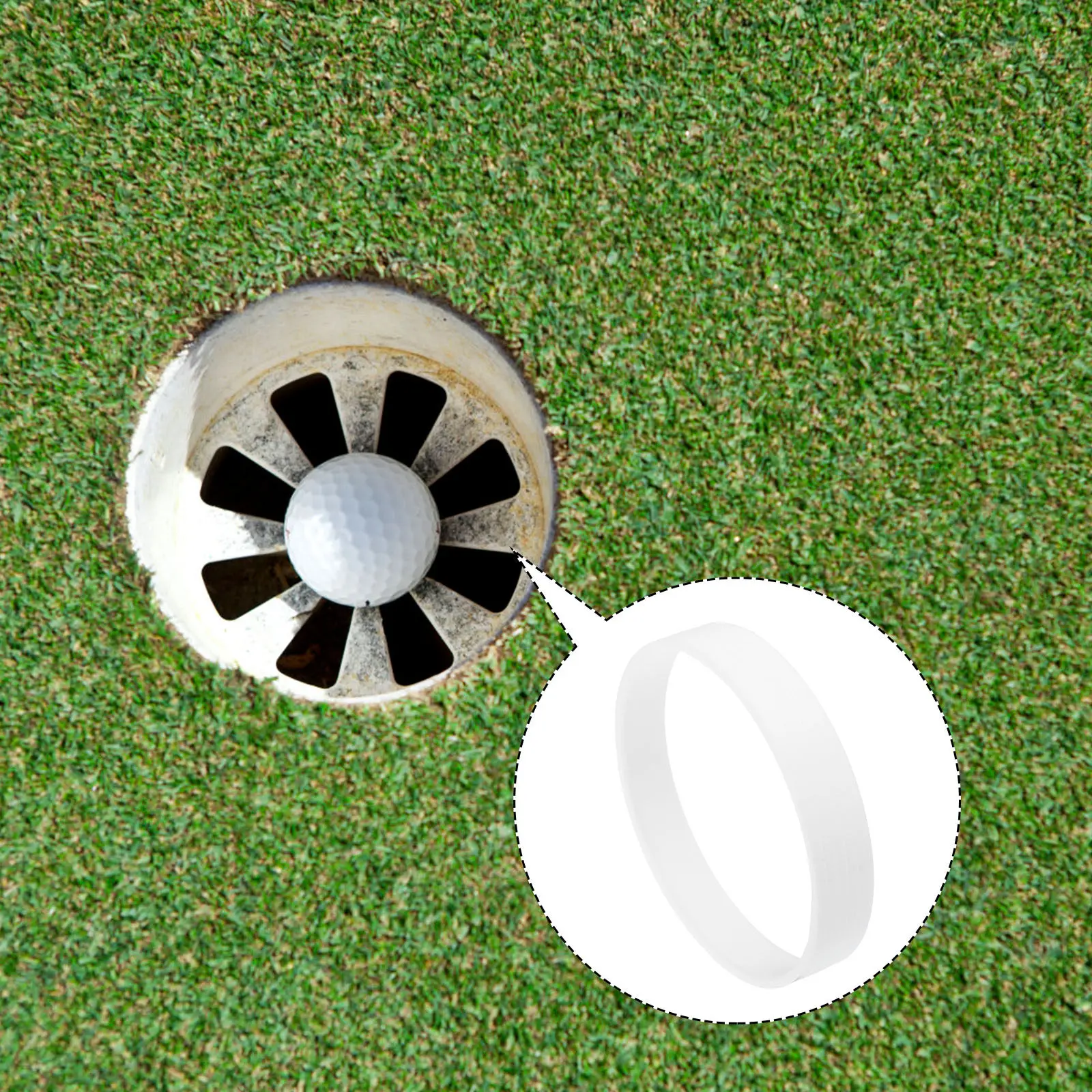 

Golf Hole Cups Ring Plastic Material for Stable Putting Green Hole Protection Training Aid Equipment Putting Cups Rings