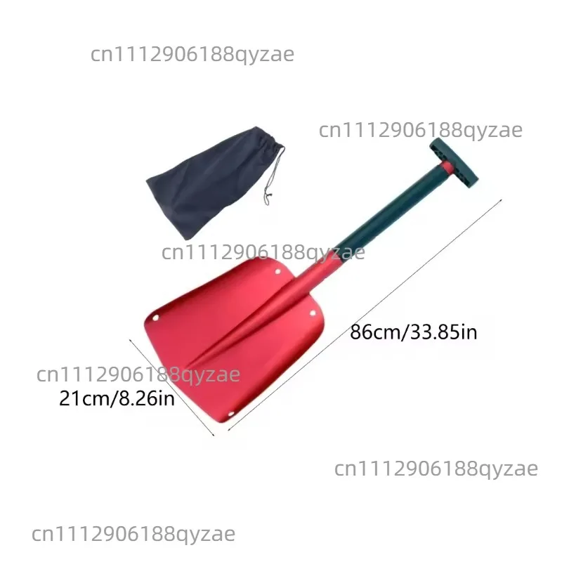 Aluminum alloy shovel car off-road small shovel outdoor folding snow shovel travel tools car supplies