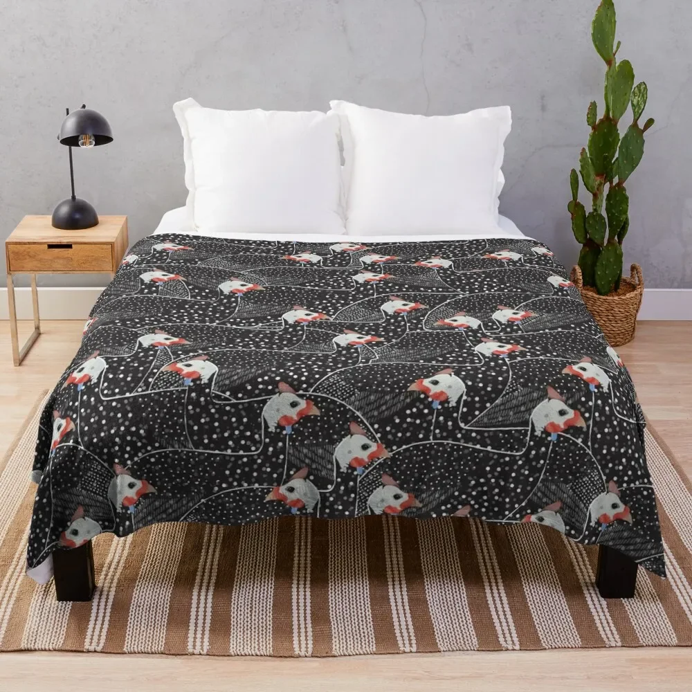 

Guinea Fowl Throw Blanket Custom Blankets For Baby Luxury Brand Decoratives Blankets