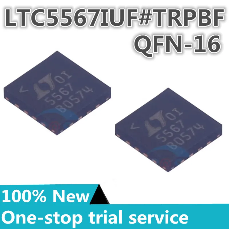 1-10pcs %All-new original LTC5567IUF#TRPBF screen printing 5567ltc5567iuf package QFN16 RF mixer chip