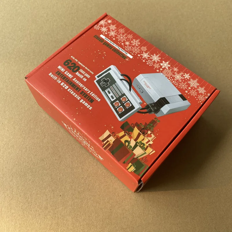 تلفاز صغير لعبة فيديو وحدة تحكم للأطفال ، مدمج 620 ألعاب ريترو كلاسيكية ، 2 لاعبين ، يدعم خرج AV ، محمول باليد ، هدية ، 8 بت ، NES