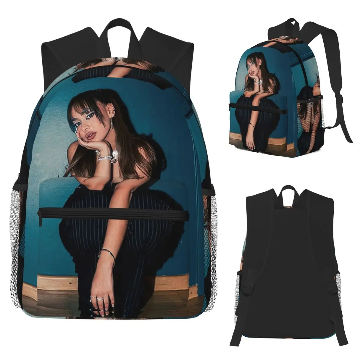 

A-Ayliva Cool Singer Music Student Backpack School Bag Hiking Travel Daypack for Boys Girls Fashion Bookbag Shoulder Bags