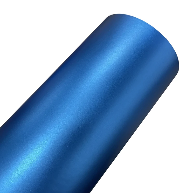 

Premium Matte Metallic Blue Vinyl Wrap Roll Automotive Adhesive Decal Wrapping