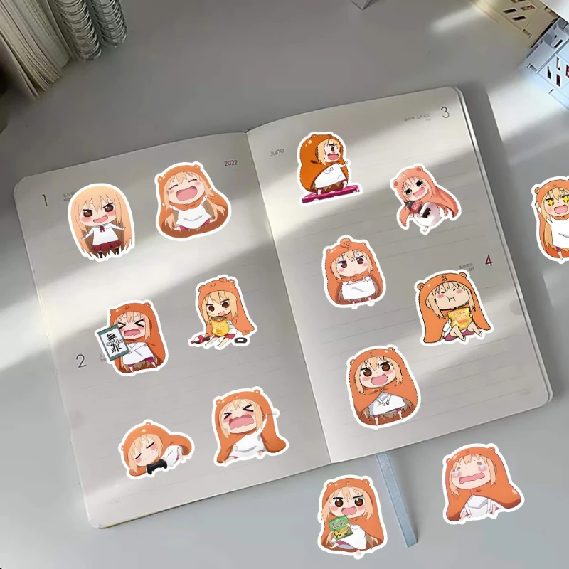 63/30/10PCS Doma Umaru Sticker Japanese Comics Cute Peripheral Water Cup Luggage Handbook Desktop Decoration Waterproof Sticker