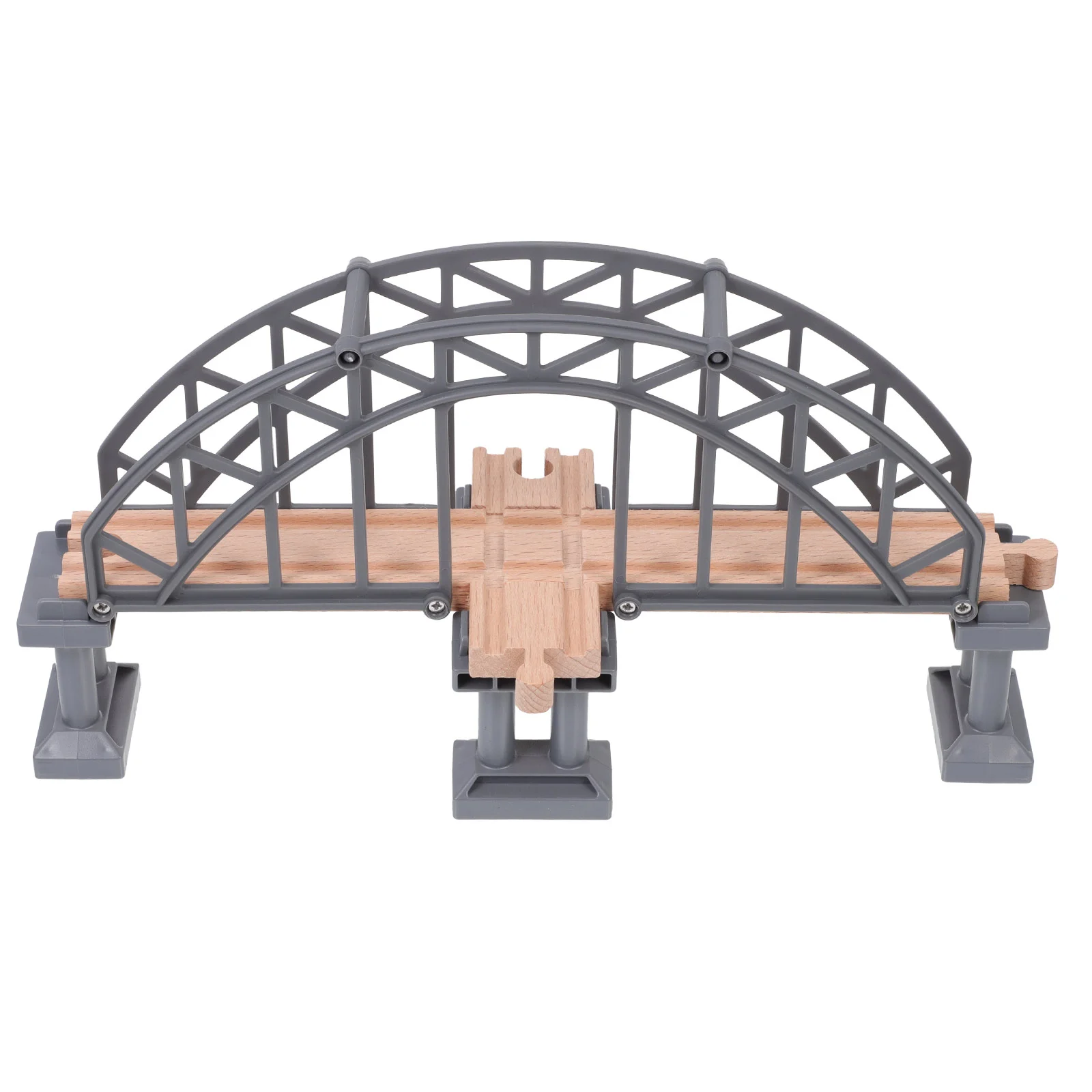 Train Scene Toy Layout Children Railway Accessory Model Track Learning Abs Bridge Movement