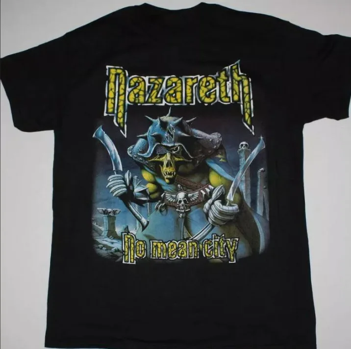 New Popular NAZARETH NO MEAN CITY  Black All Size T Shirt