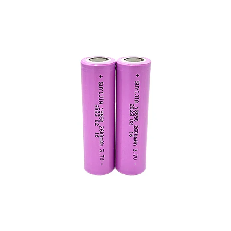 3.7V 2600mAh 18650 real capacity 18650 rechargeable lithium battery suitable for solar lamp flashlight model aircraft model toys