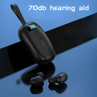 Rechargeable Hearing Aid Digital Hearing Aids for The Elderly Hearing Amplifier Adjustable Hearing Device With Lanyard