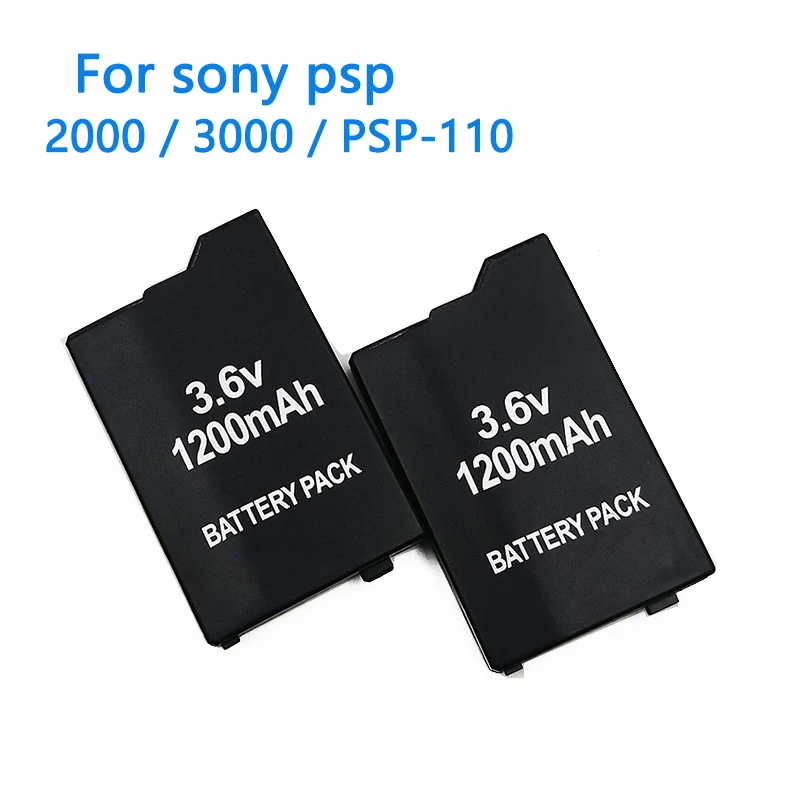 Batteria di ricambio per batteria ricaricabile agli ioni di litio da 1200mAh 3.6V per Console Sony PSP 2000/3000 PSP-S110