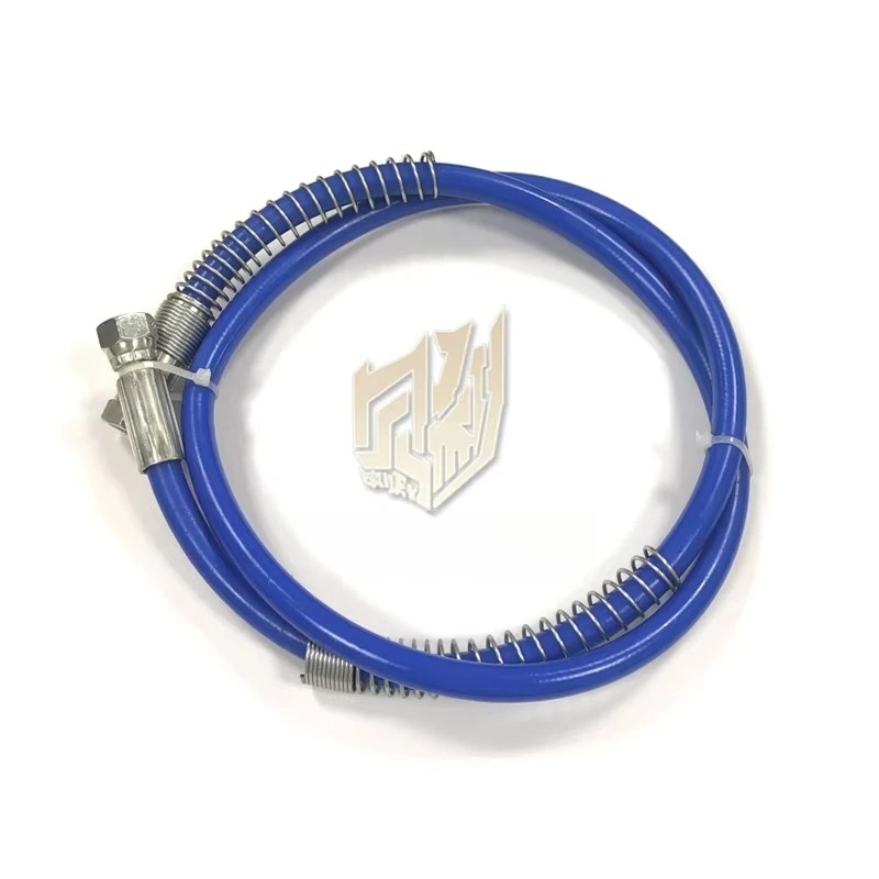 Source Factory Bailey Blue 1/4 Inch 3300psi 228bar Airless Paint Spray 1.2-meter Flexible Hose for Spray Painting