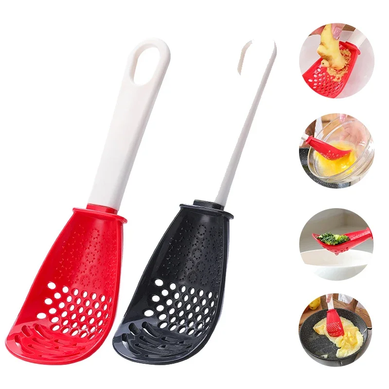 

Kitchen Multifunctional Colander Grinding Cooking Spoon Shovel Gadget Vegetable Tools Potato Mash Garlic Ginger Press Baby Food