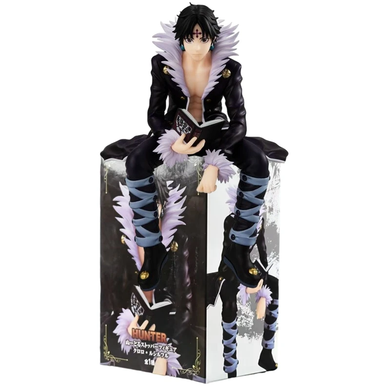 15cm Hunter×Hunter Anime Figure Phantom Troupe Chrollo Action Figure Killua Figurine Collection Noodle Stopper Model Toys Gift