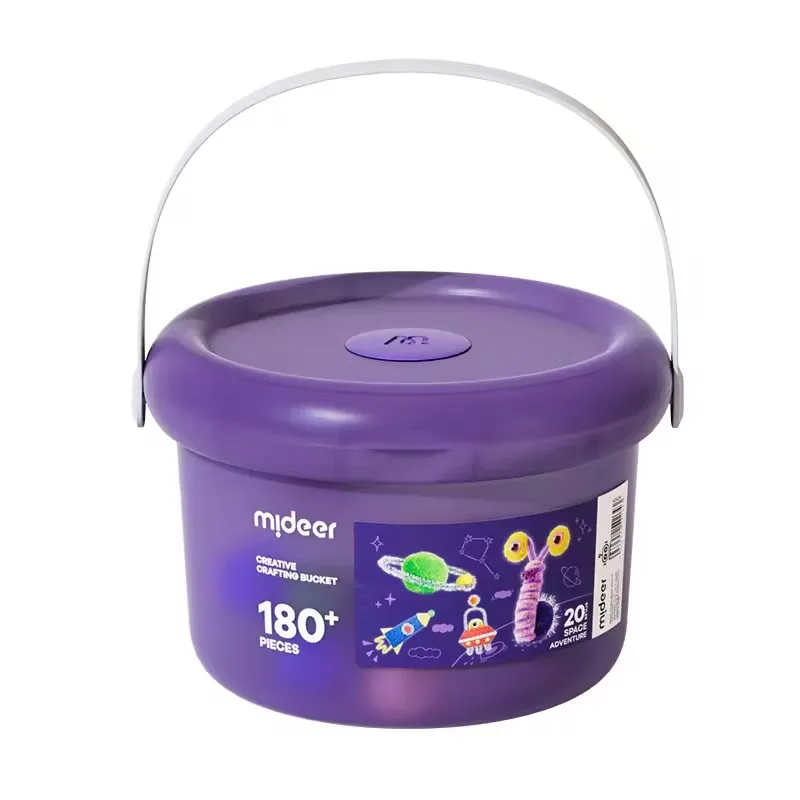 Mideer-Kit de bricolage créatif pour enfants, artisanat, arts et artisanat faits à la main, aventure dans la forêt spatiale, plus récent, 3 ans et plus, 180 pièces, E27