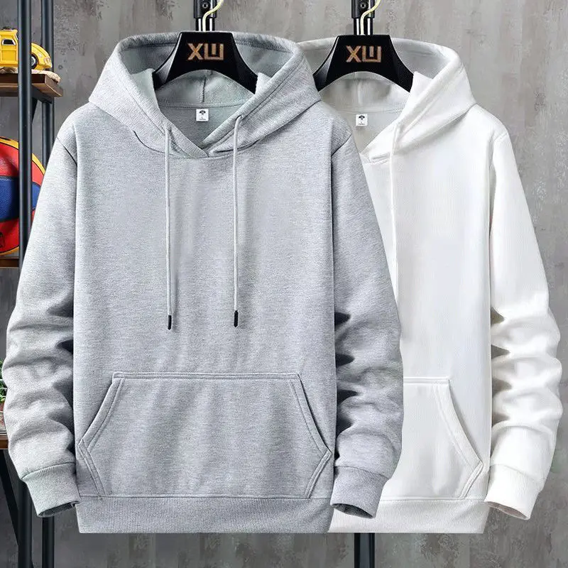 

Fashion Colorful Hoodies Men's Thicken Clothes Winter Sweatshirts Men Hip Hop Streetwear Streetwear Solid Fleece Man N37