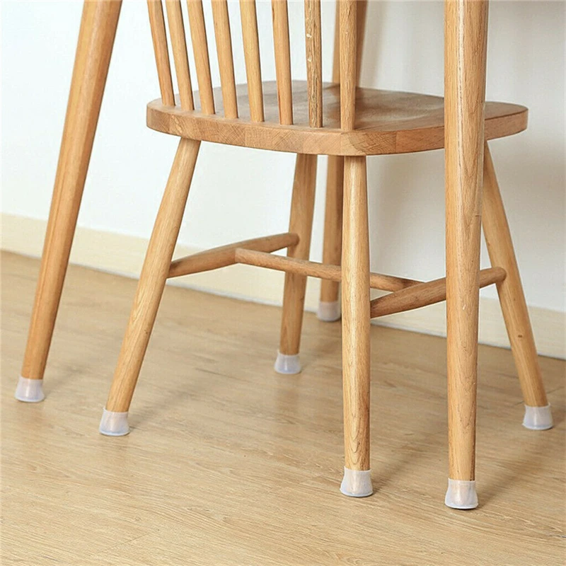 Universal Silicone Chair Leg Caps Pads Furniture Table Protector Cover Anti-slip Floor Protect Mute Round Square Chairs Leg