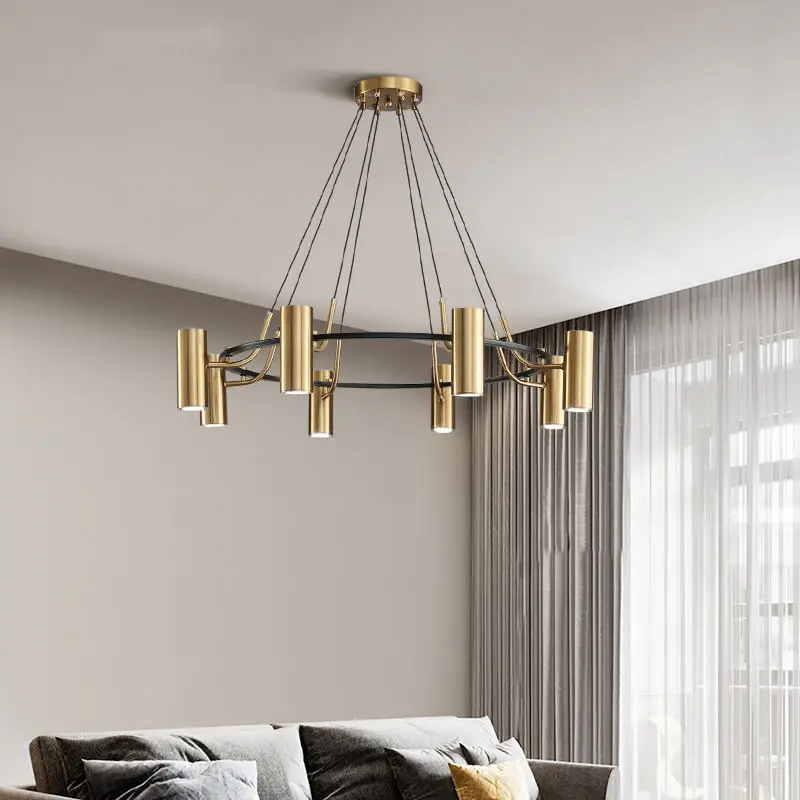 

Nordic Living Room Pendant Light Simple Modern Designer Style Industrial Style Creative Spotlight Circular Dining Bar Table Lamp
