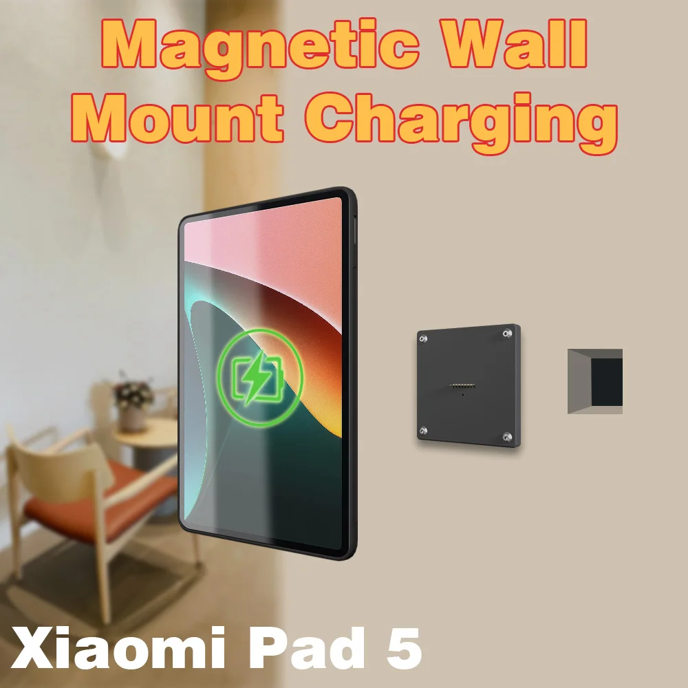 

Magnetic Wall Mount with Charging Case for xiaomi pad 7/7proUpgraded 18W Quick Charge Strong Magnets in-Wall emonita