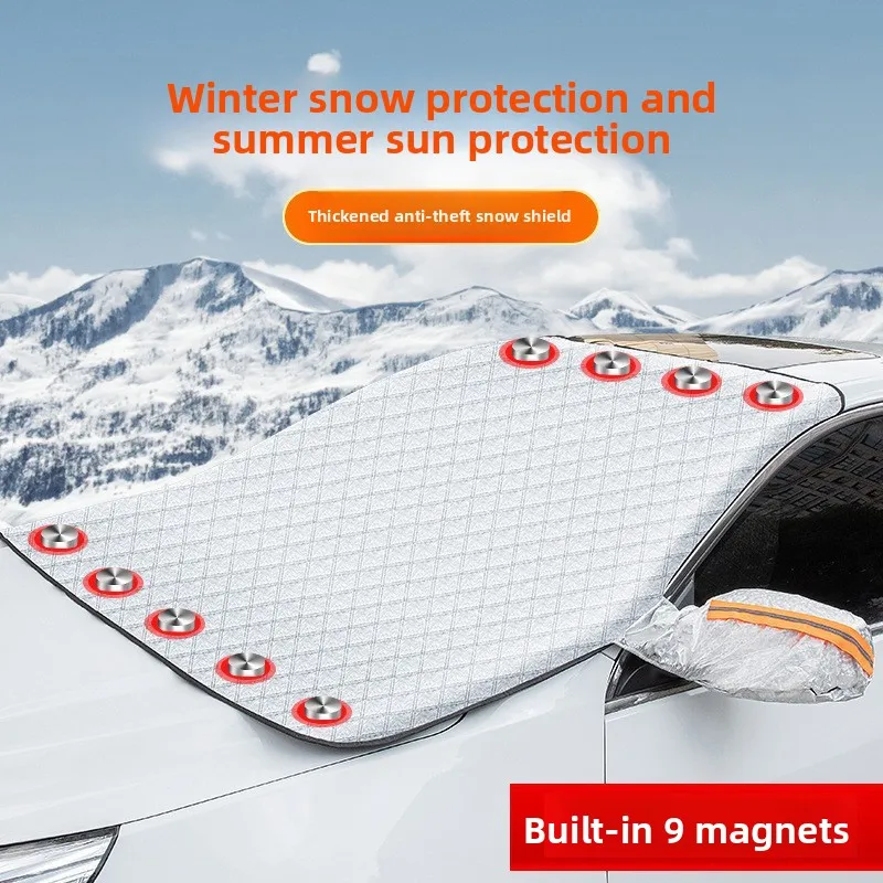 Car Windshield Snow Shield for Winter Car Cover Front Window Anti Ice Frost Outdoor Protection Snow Cover Snow Shield