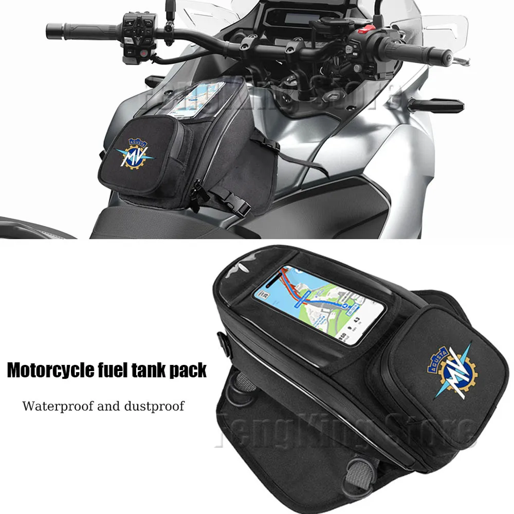 

Motorcycle fuel tank navigation bag waterproof large capacity fuel tank bag For MV Agusta F3 675 800 Brutale 800 1000