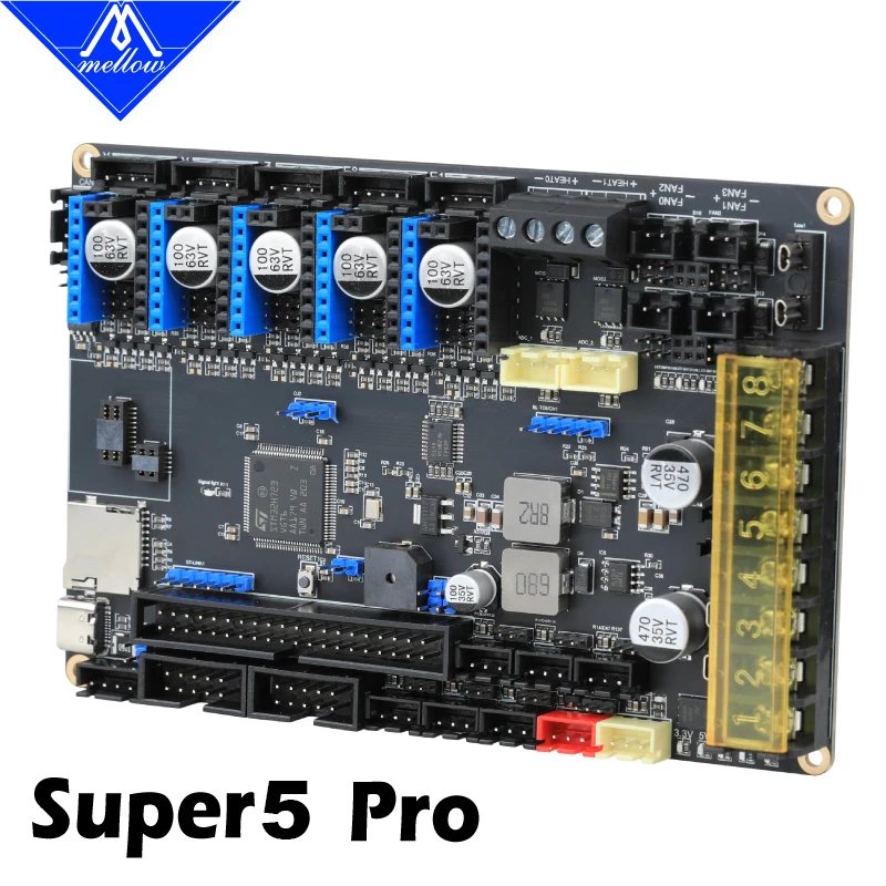 Mellow FLY High-speed Super 5 Pro Board 5 HV Axis 32Bit 550MHz For Uart Spi 3D printer motherboard RRF/Klipper  voron parts