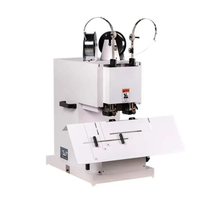 Electric Double Head Thread Stapler Notebook Binding and Stitching Machine for Office School Supplies Bookbinding Tool
