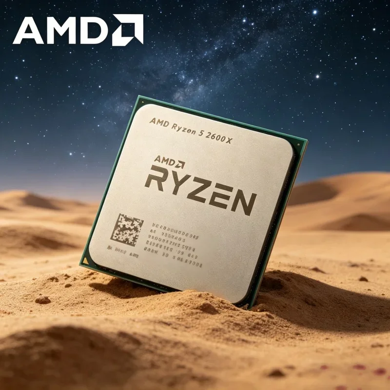 

AMD Ryzen 5 2600X Desktop CPU 6C12T 3.6GHz Unlocked Overclockable AM4 Processor for Gaming & Office No Retail Box