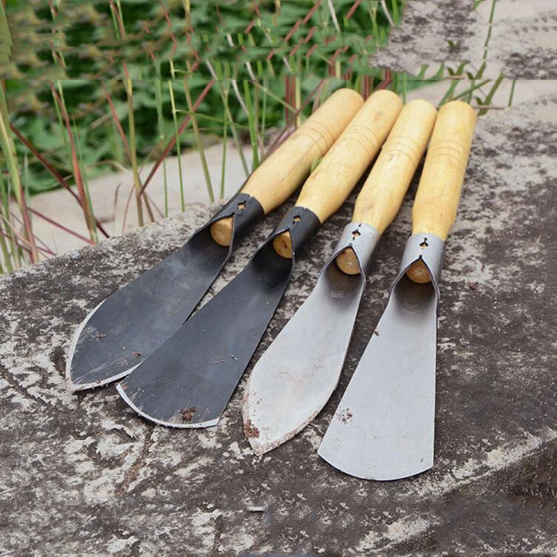 أدوات الزراعة الزراعية المنزلية مجرفة صغيرة حديقة الفن حفر مجرفة الخضروات البرية زراعة الثوم الزهور والعشب