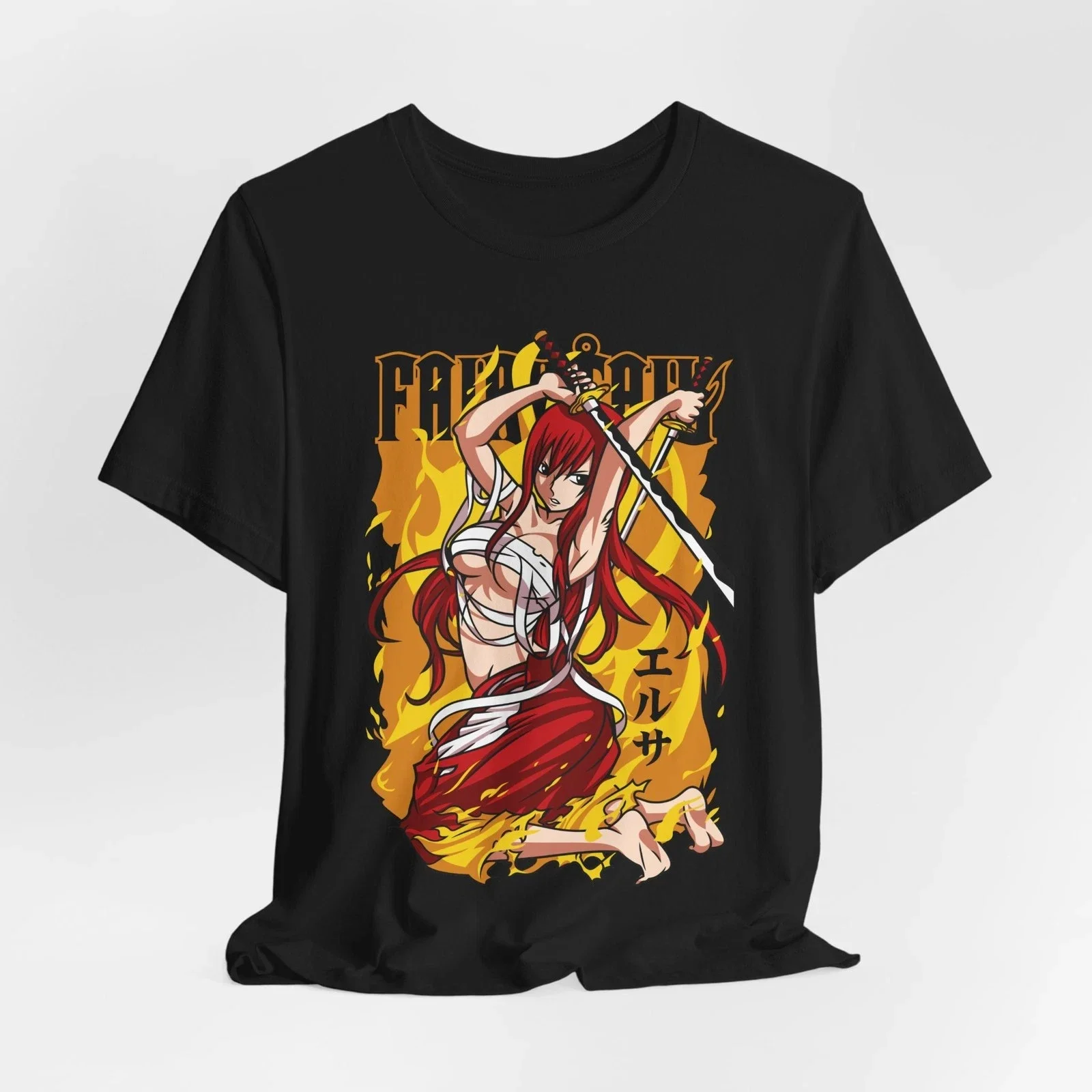 Fairy Tail Anime T-shirt Vintage Washed Y2K Aesthetic Unisex Oversized Short Sleeve Summer Cotton Retro Streetwear 2026 Hot Sale