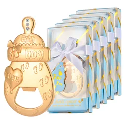 Nipple Shaped Bottle Opener Blue Pink Box Kids Party Favors Present Baby Shower Favors Gifts Christmas Gifts Party Supplies