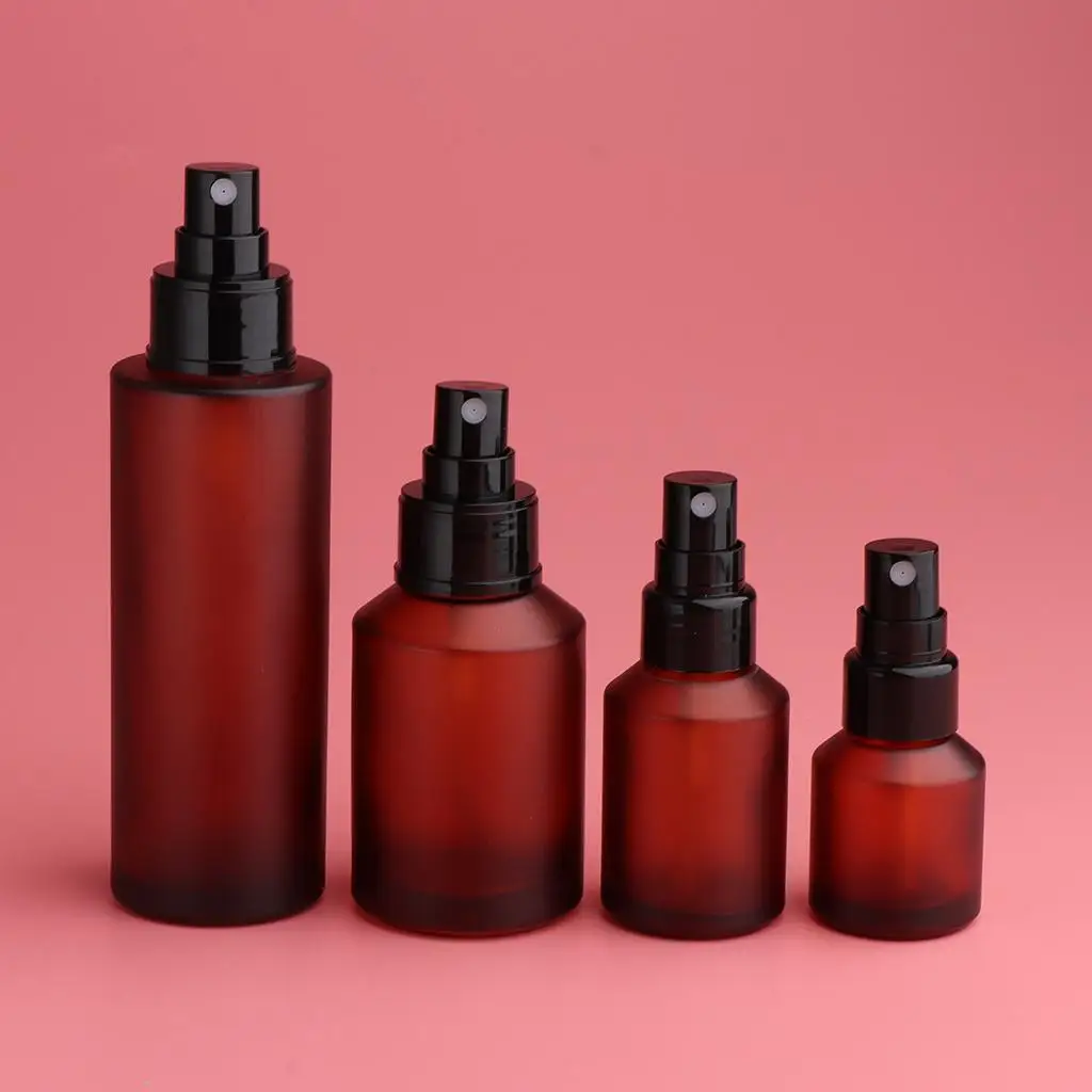 Refillable Perfume Bottle Glass Sample Vials Atomizer Empty Makeup Spray Bottle for Essential Oil Toner