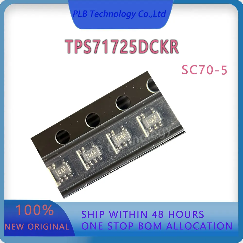 TPS717 TPS71725 Integrated circuit TPS71725DCK 150mA, high PSRR low-IQ LDO Voltage Regulators Original SC70-5 Electronics