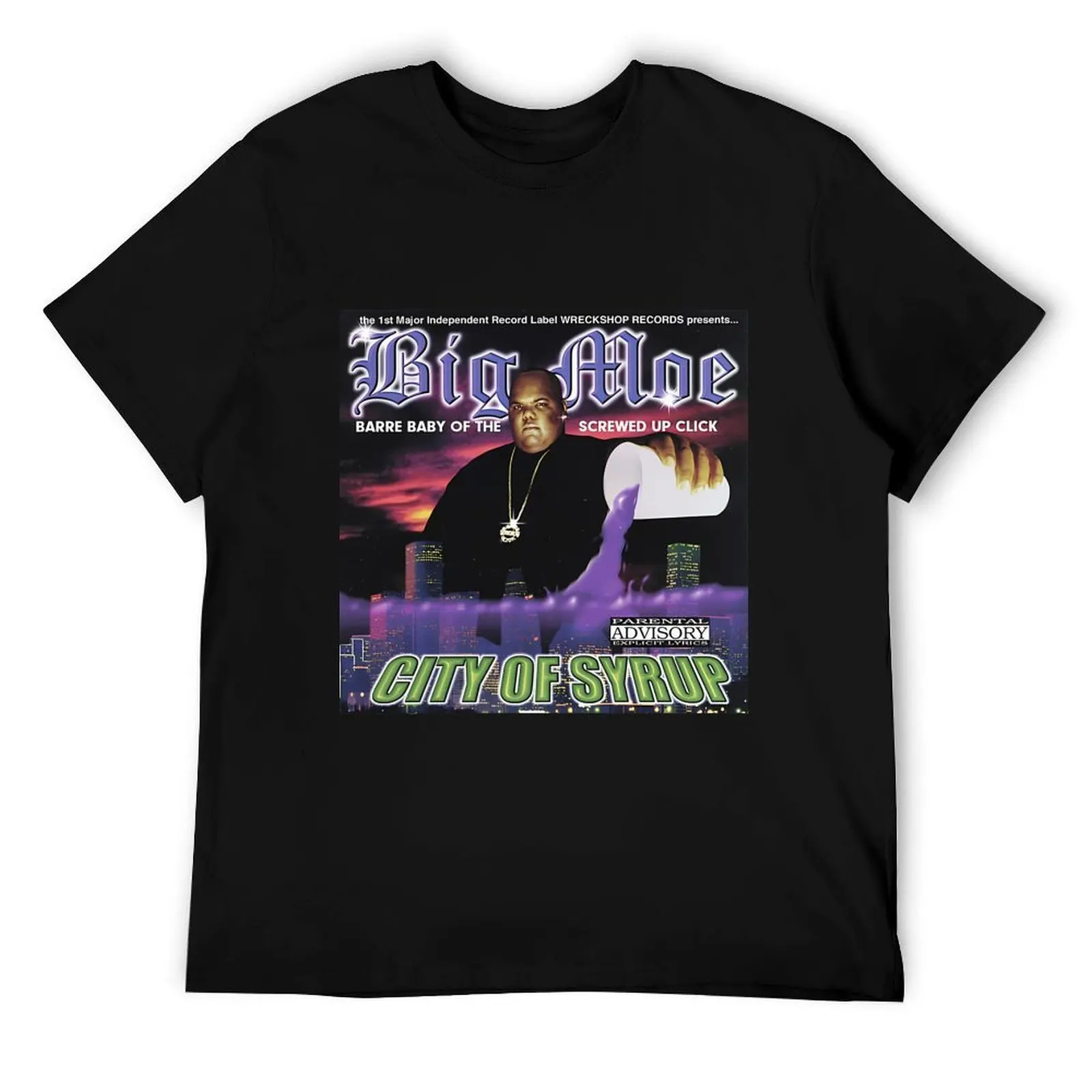 

Big Moe City Of Syrup \t T-Shirt black cotton t-shirt plain for man package t shirt for man 100 percent cotton T-Shirt