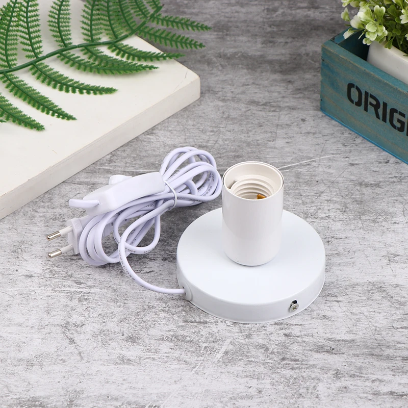 Polished Metal Desktop Lamp Base Night Light With Line Lamp Head e27 Lamp Socket Lamp Seat Table Lamp Bar Cafe Living Room Bedro