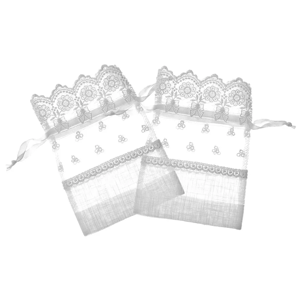 

2 шт. мешочки из органзы на шнурке для украшений, конфет, серег, сувениров для вечеринок, свадебных подарков, легкие элегантные мешочки для упаковки