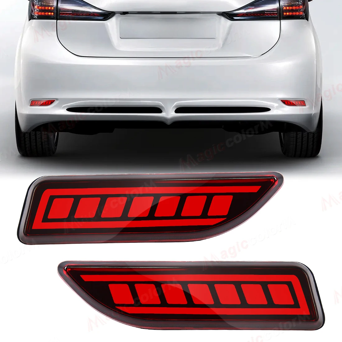 

Отражатель заднего бампера для Toyota Corolla 2011 2012 2013, для Lexus CT200h, стоп-сигнал, динамический указатель поворота 8191002130
