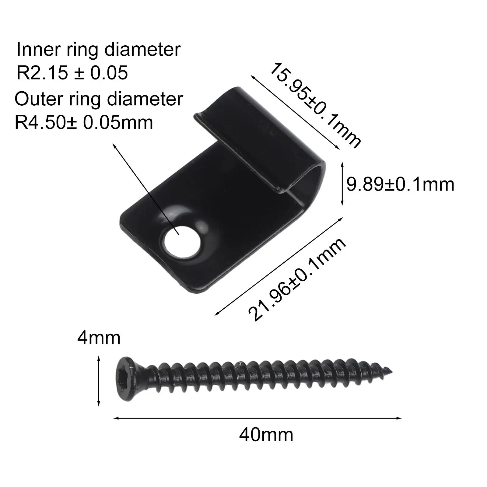 

Decking Start Clips Black Decking Clips Versatile Use Weather Resistant Easy Installation Good Quality Size As Shown