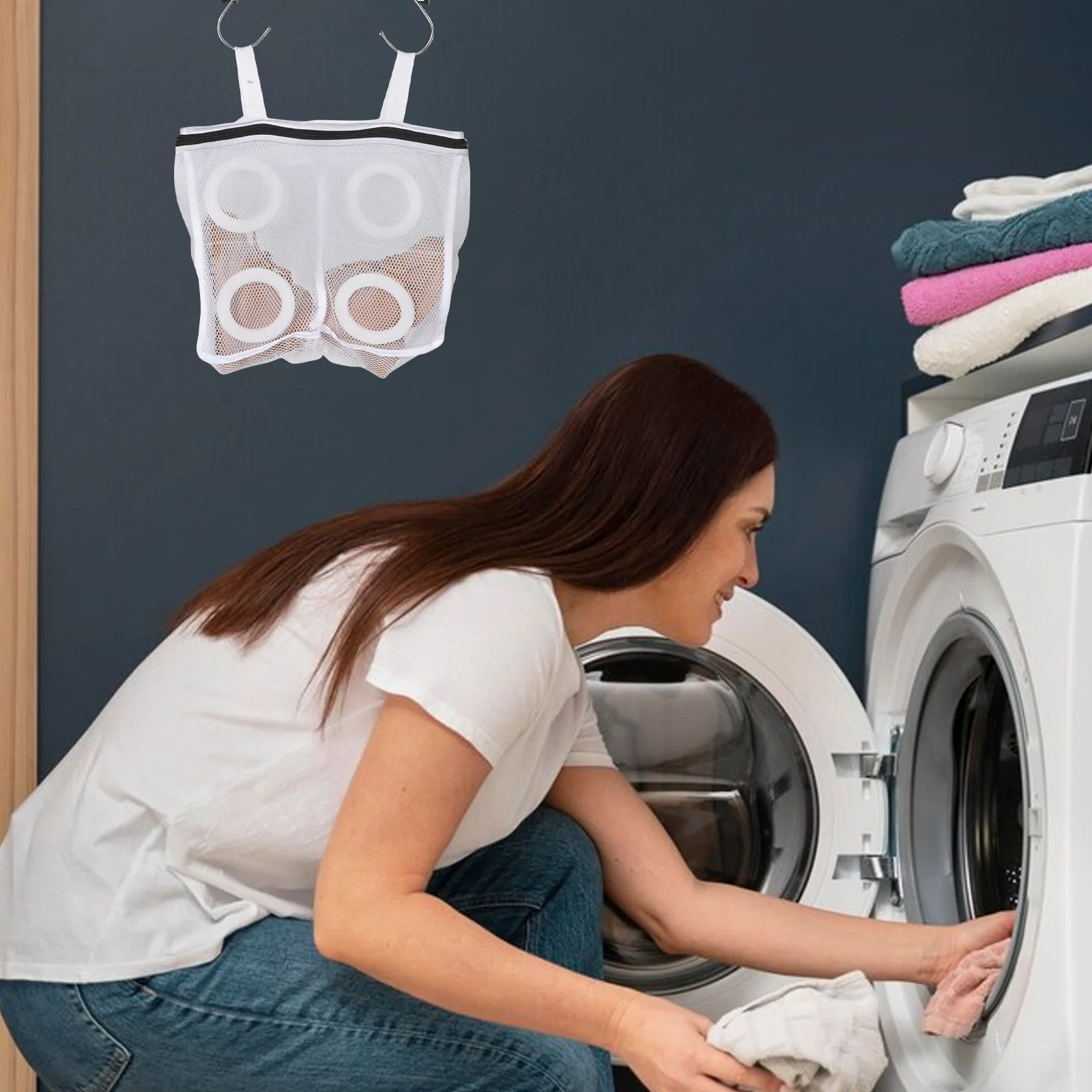 

Shoe Bag Laundry Mesh Drying Washing Sneakers Cleaning for Washer Bags Rack Reusable