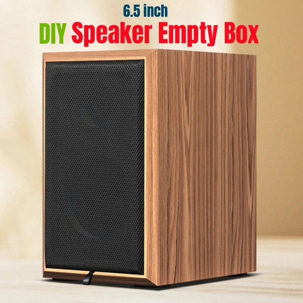 DIY Audio Modification,X6-6.5-inch Speaker Empty Box, Two Divided Frequency Speaker Wooden Housing, Car/Home Passive Speaker Box