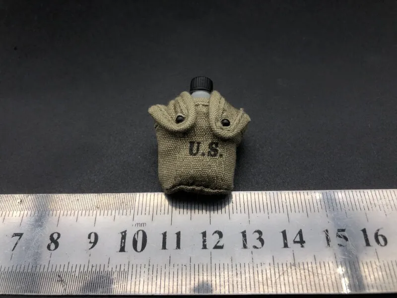 

1/6 WWII US Soldier Canteen & Pouch for 12" Action Figure
