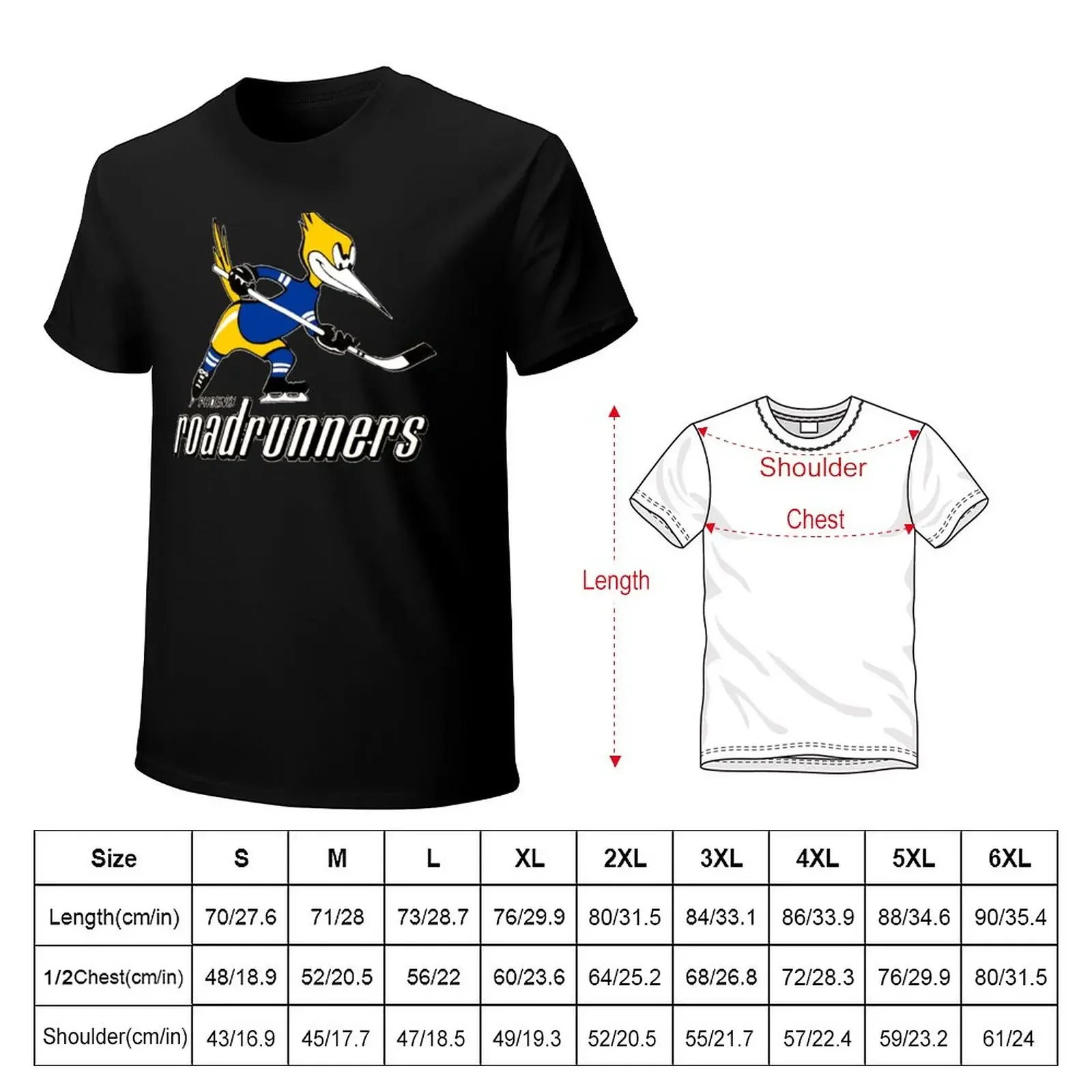 Phoenix Roadrunners WHA Hockey T-Shirt plus sizes sweat men clothes