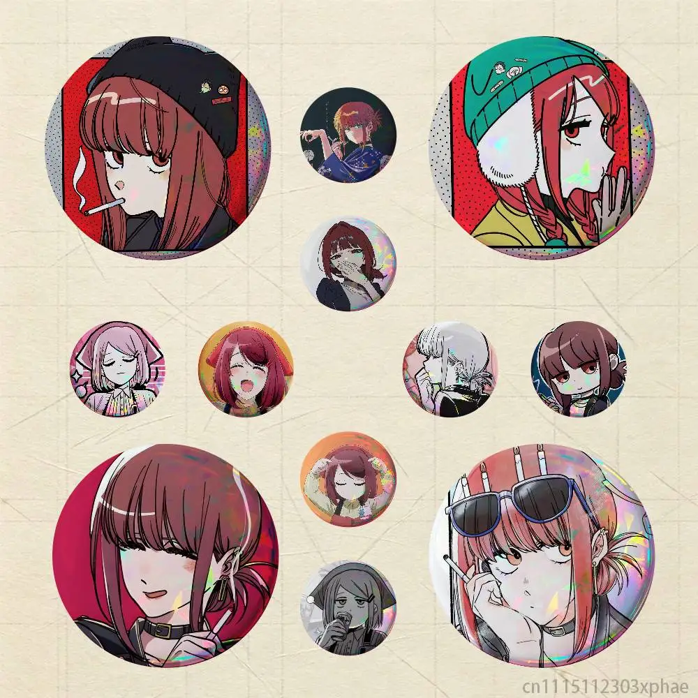 Smoking Behind Supermarket Yamada Badges 25 32 44 58 75 mm Round Customizable Wholesale Fan goods Self-made fan freebies