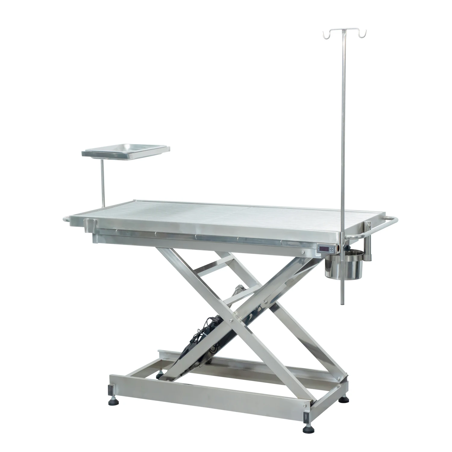 Stainless Steel Unilateral Inclined Pet Surgical Table Veterinary Instrument Operating Table