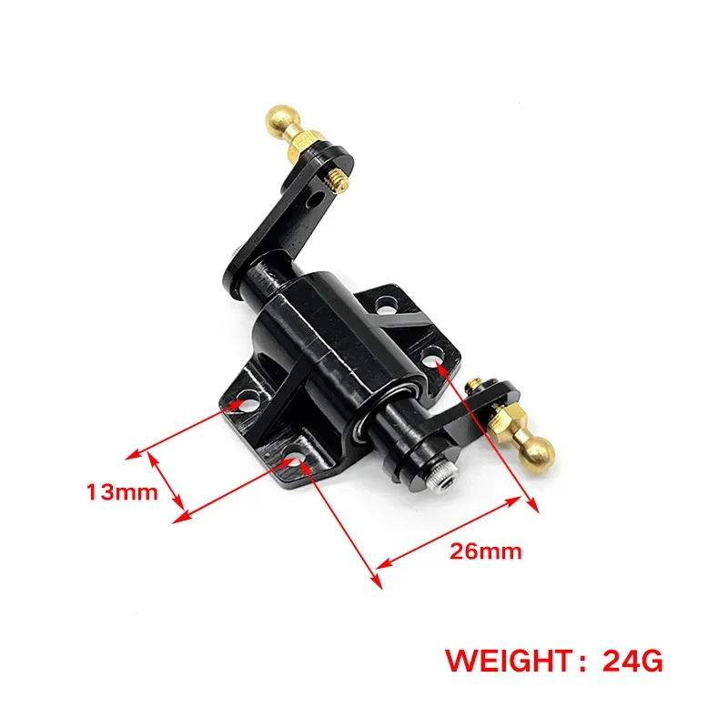 Metal Steering Gear Bearing Assembly Steering Mount for Tamiya 1/14 RC Truck Tractor Car Upgrades Parts