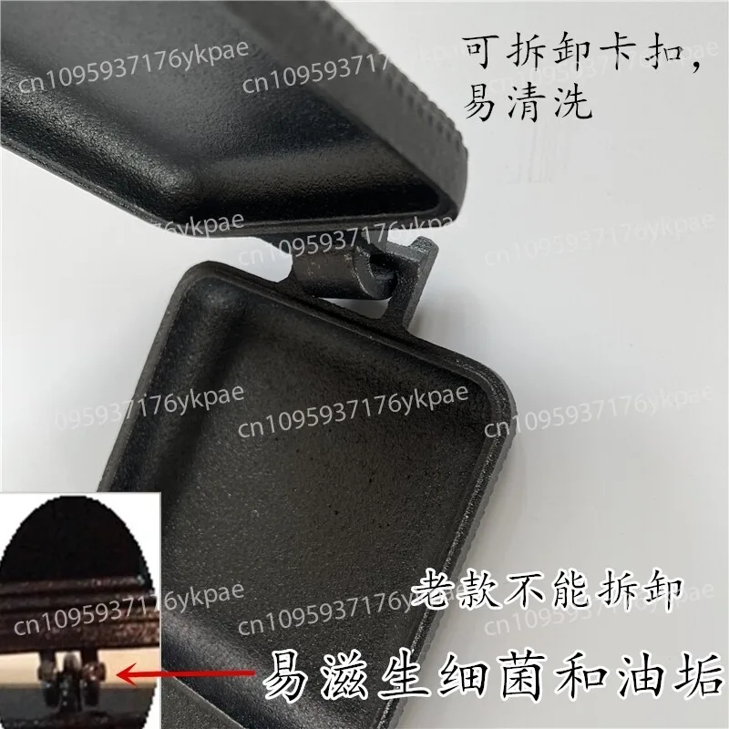 Cast Iron Sandwich Barbecue Bread Clip Cast Iron Pan Frying Pan Outdoor Camping Carbon Grill Mold