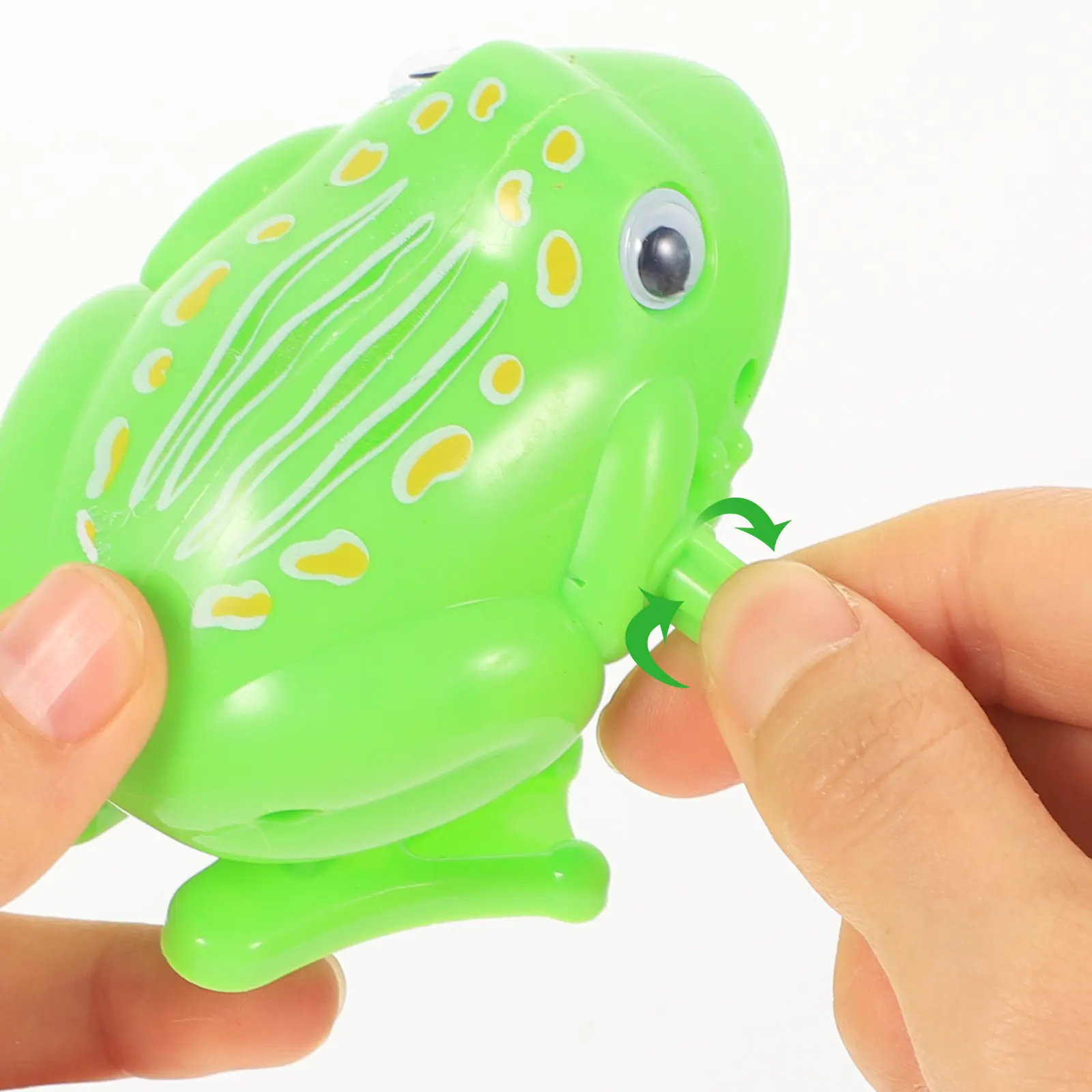 5 szt. Nakręcane żaby, zwierzątka nakręcane, kreatywne, rozwijające umiejętności motoryczne, zabawki do skakania dla dzieci, do zabawy wewnątrz i na zewnątrz.