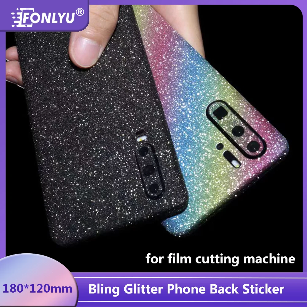 

10/50 шт. смешанные блестящие матовые задние накладки для защиты экрана iPhone, универсальные декоративные задние наклейки для машины для резки пленки